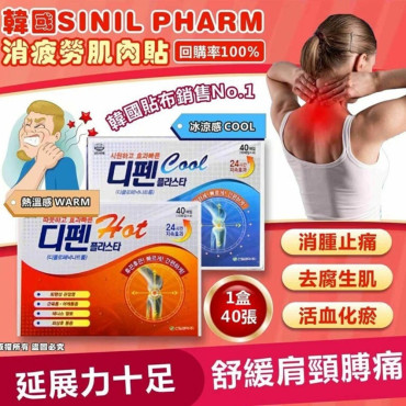 20379 - 韓國SINIL PHARM消疲勞肌肉貼